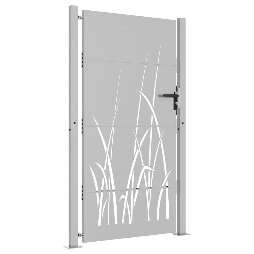 Poort 100x200 cm grasontwerp cortenstaal is nu te koop bij PeponiXL, paradijselijk wonen!