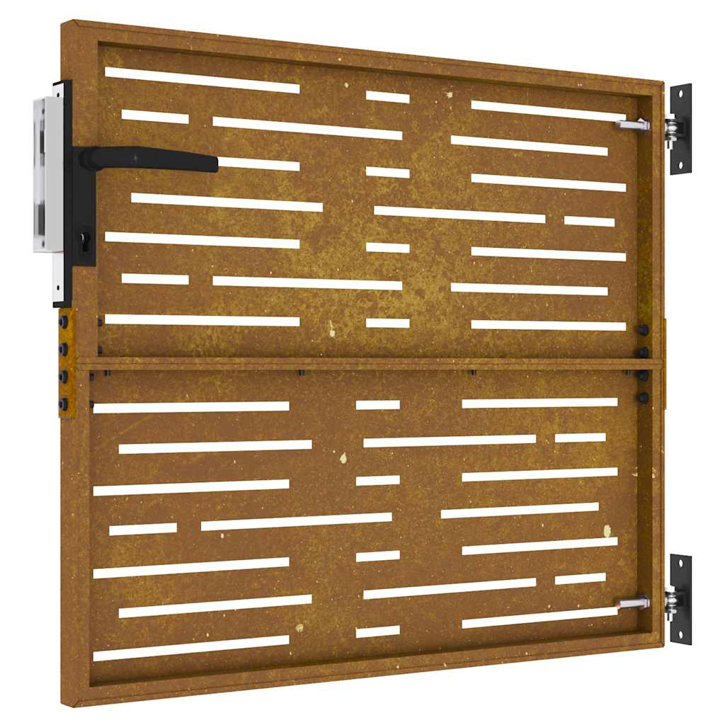 Poort 85x75 cm vierkant cortenstaal is nu te koop bij PeponiXL, paradijselijk wonen!