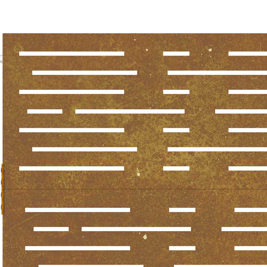 Poort 85x75 cm vierkant cortenstaal is nu te koop bij PeponiXL, paradijselijk wonen!