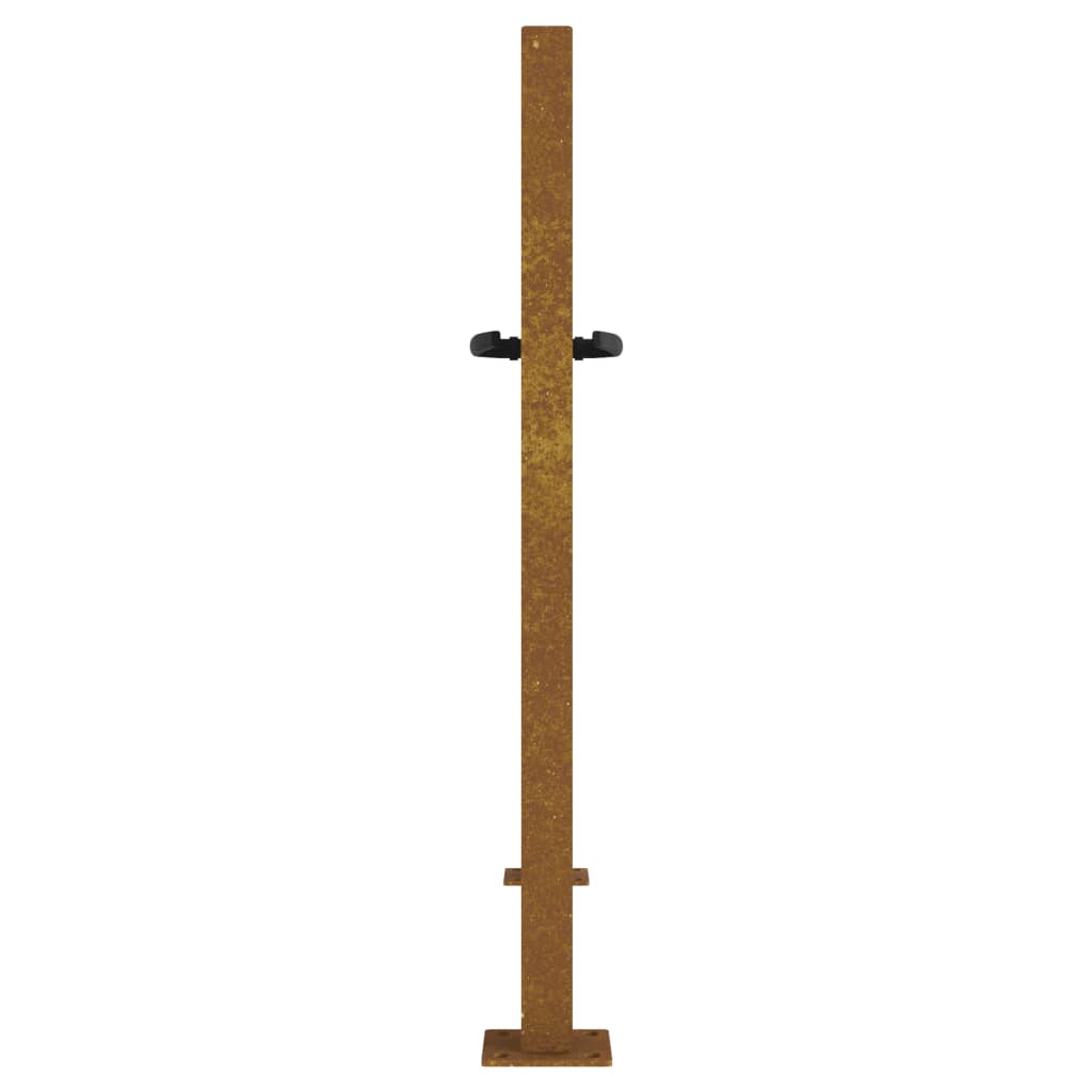 Poort 100x75 cm vierkant cortenstaal is nu te koop bij PeponiXL, paradijselijk wonen!