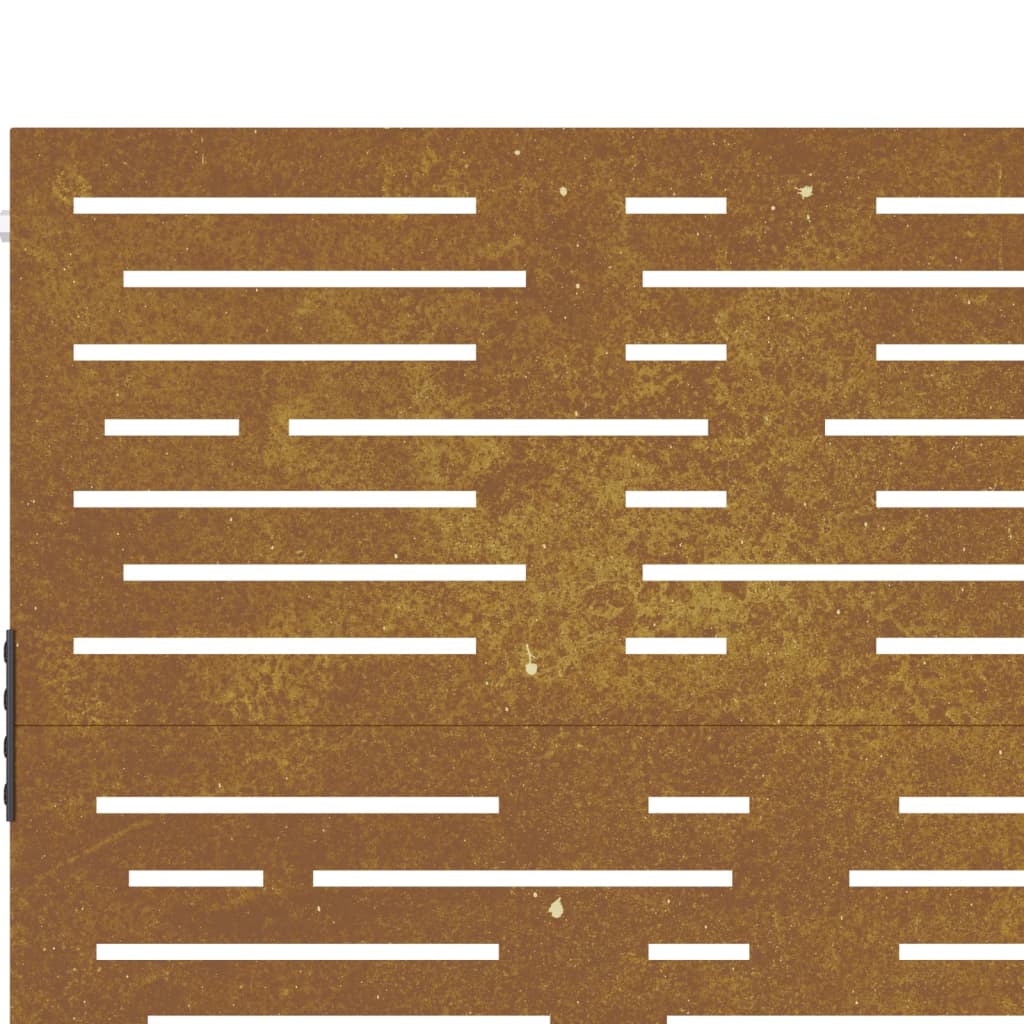 Poort 100x75 cm vierkant cortenstaal is nu te koop bij PeponiXL, paradijselijk wonen!