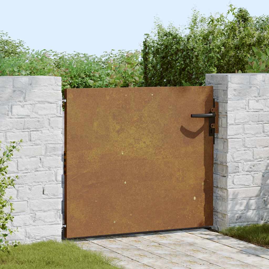 Poort 85x75 cm cortenstaal is nu te koop bij PeponiXL, paradijselijk wonen!