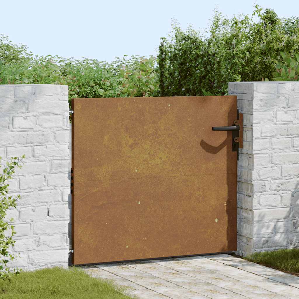 Poort 85x125 cm cortenstaal is nu te koop bij PeponiXL, paradijselijk wonen!
