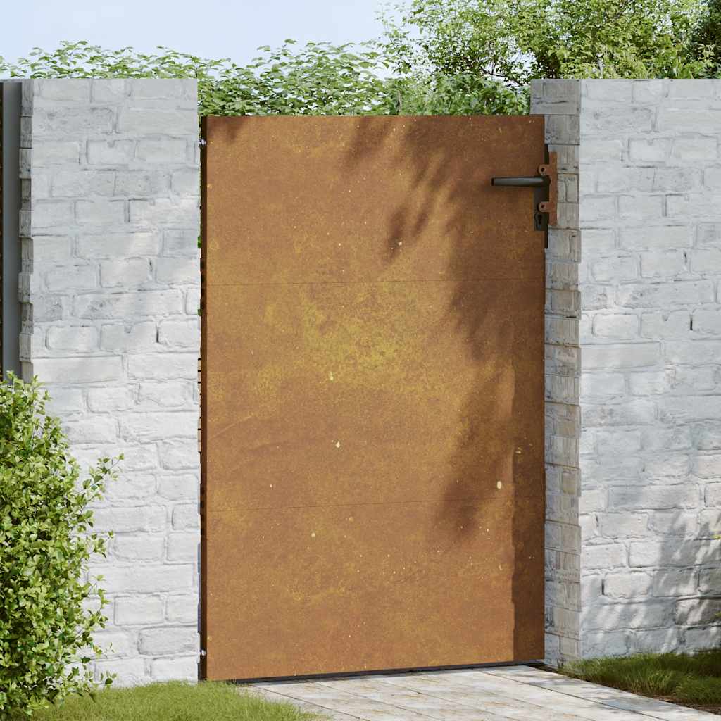 Poort 85x125 cm cortenstaal is nu te koop bij PeponiXL, paradijselijk wonen!