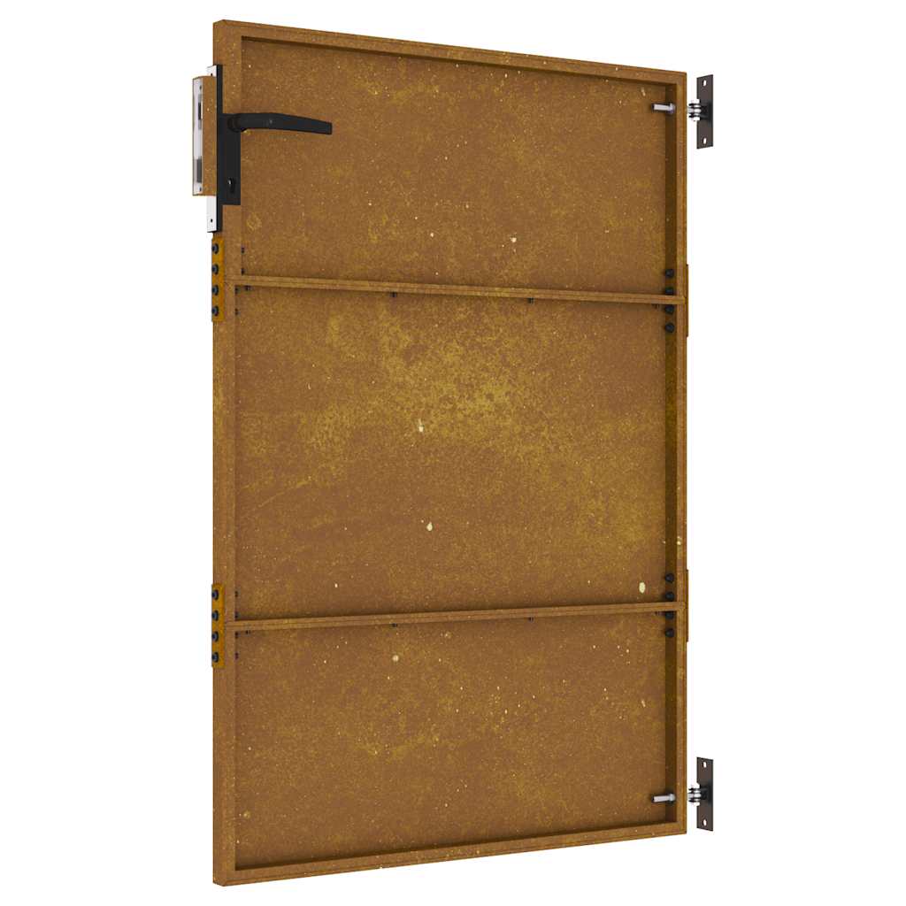Poort 85x125 cm cortenstaal is nu te koop bij PeponiXL, paradijselijk wonen!