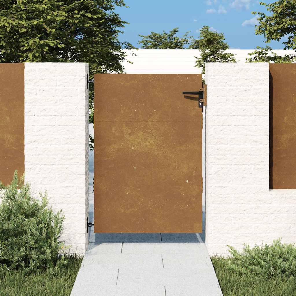 Poort 85x125 cm cortenstaal is nu te koop bij PeponiXL, paradijselijk wonen!
