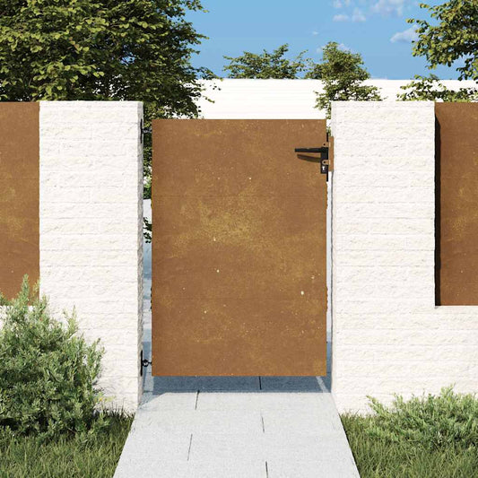 Poort 85x125 cm cortenstaal is nu te koop bij PeponiXL, paradijselijk wonen!