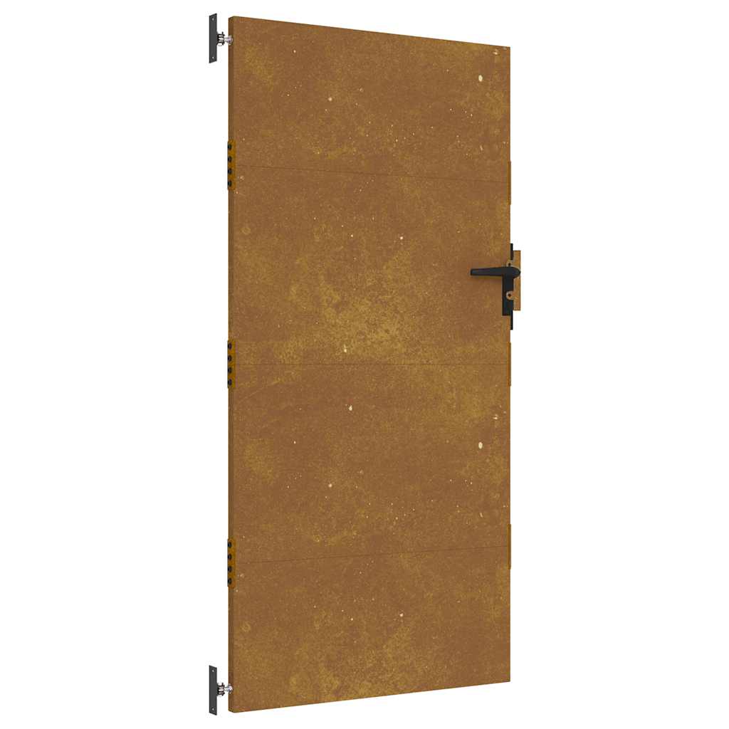 Poort 85x200 cm cortenstaal is nu te koop bij PeponiXL, paradijselijk wonen!