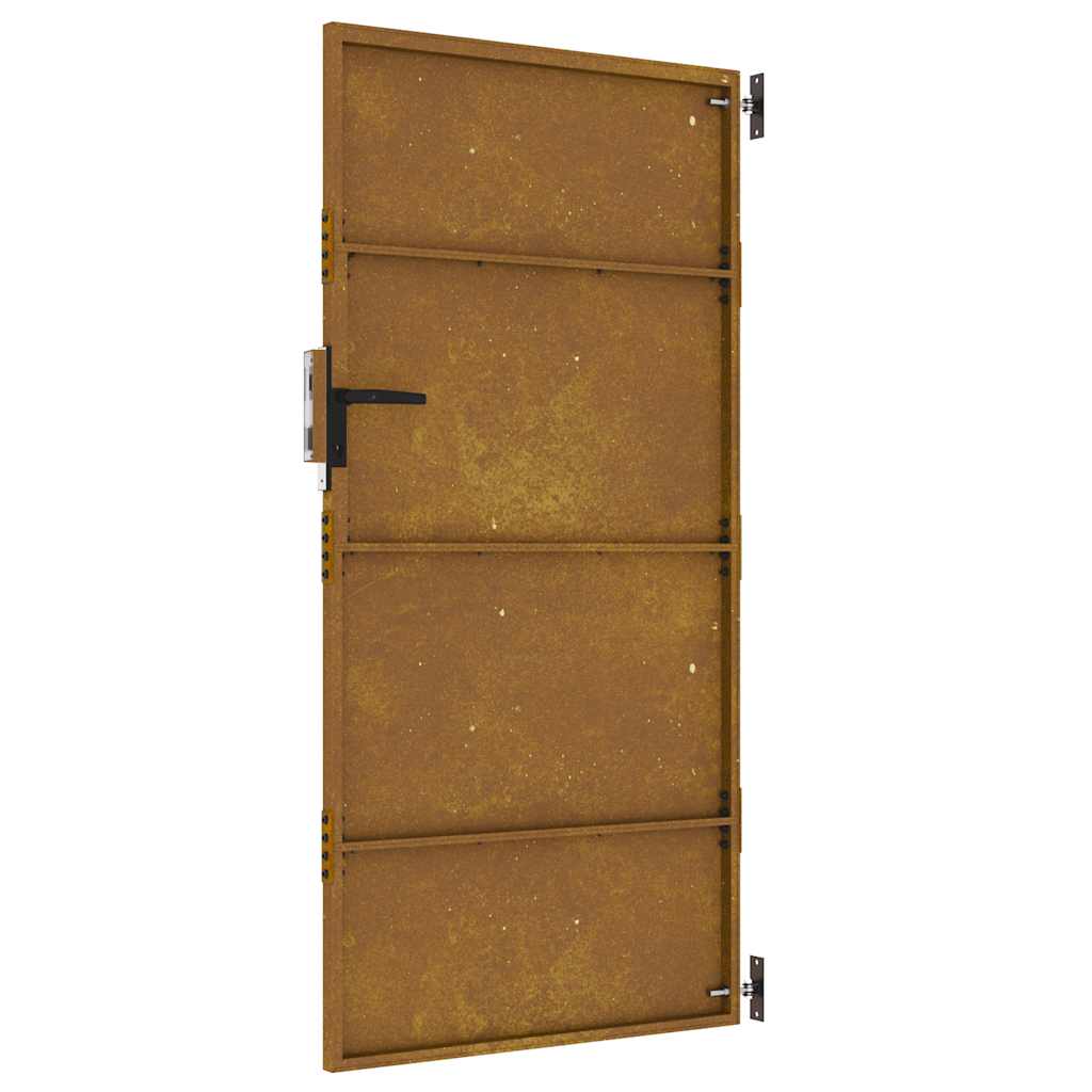 Poort 85x200 cm cortenstaal is nu te koop bij PeponiXL, paradijselijk wonen!