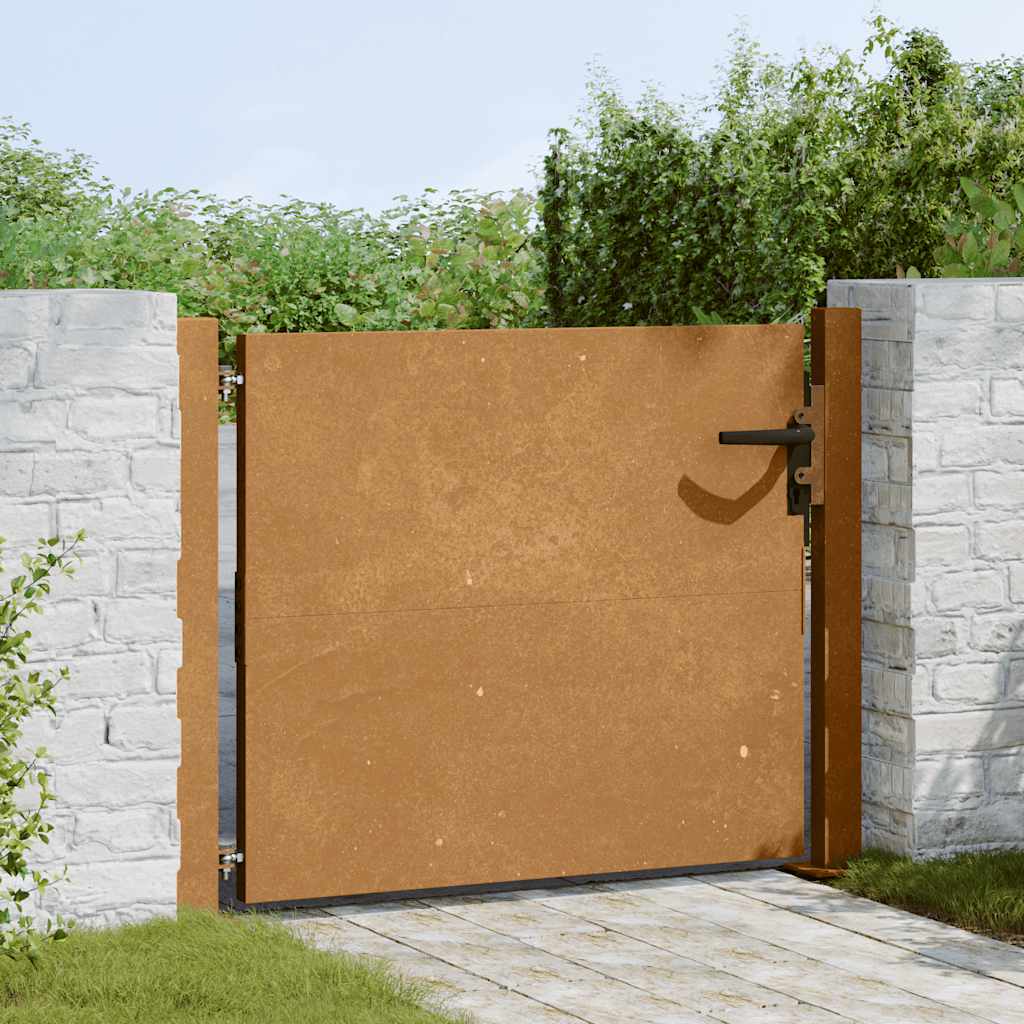 Poort 100x75 cm cortenstaal is nu te koop bij PeponiXL, paradijselijk wonen!