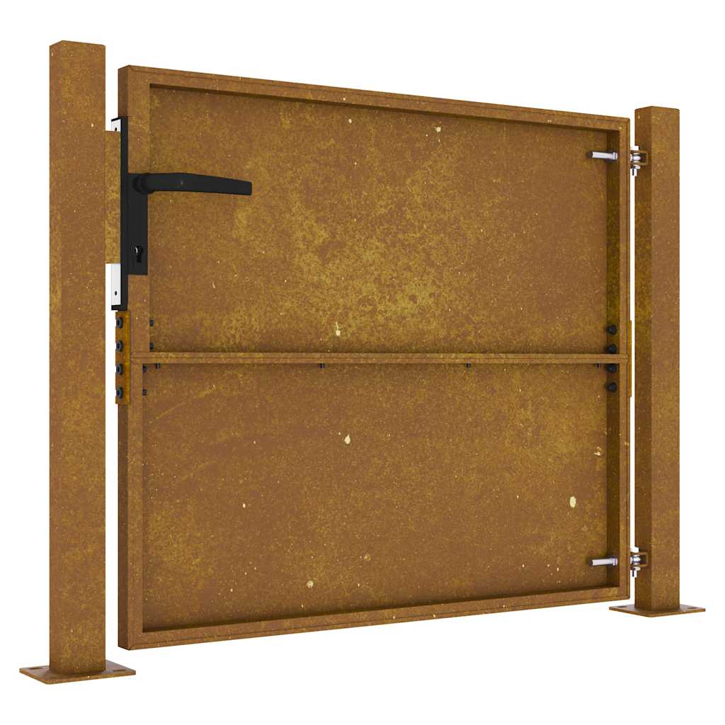 Poort 100x75 cm cortenstaal is nu te koop bij PeponiXL, paradijselijk wonen!