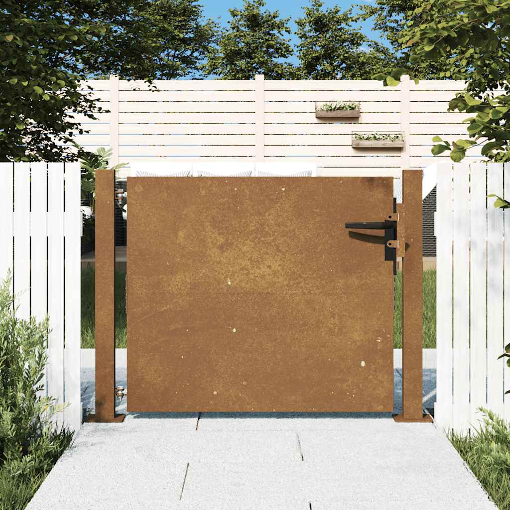 Poort 100x75 cm cortenstaal is nu te koop bij PeponiXL, paradijselijk wonen!