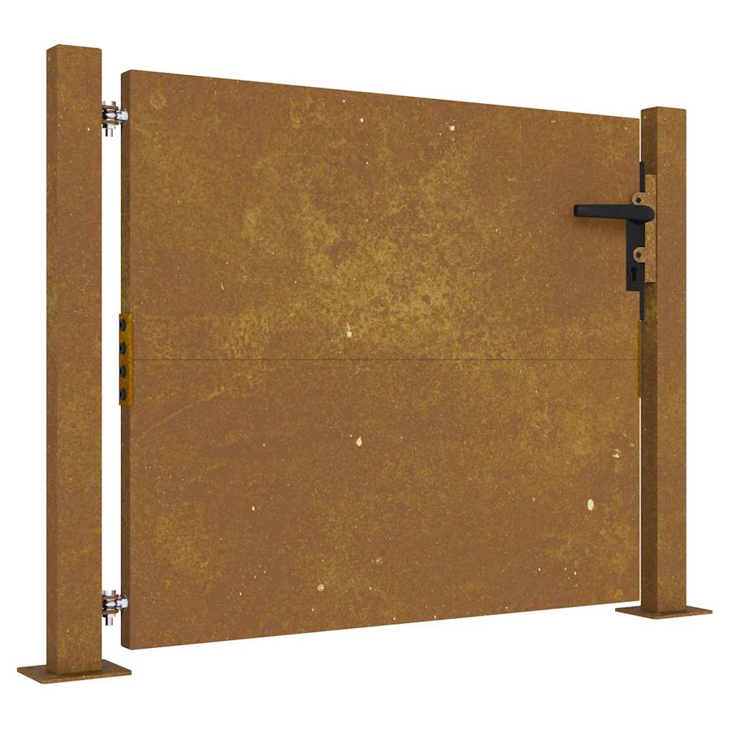 Poort 100x100 cm cortenstaal is nu te koop bij PeponiXL, paradijselijk wonen!