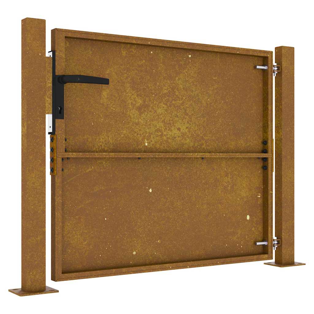 Poort 100x100 cm cortenstaal is nu te koop bij PeponiXL, paradijselijk wonen!