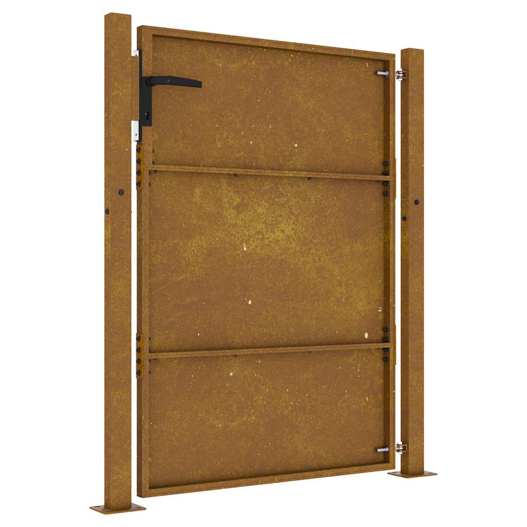 Poort 100x125 cm cortenstaal is nu te koop bij PeponiXL, paradijselijk wonen!