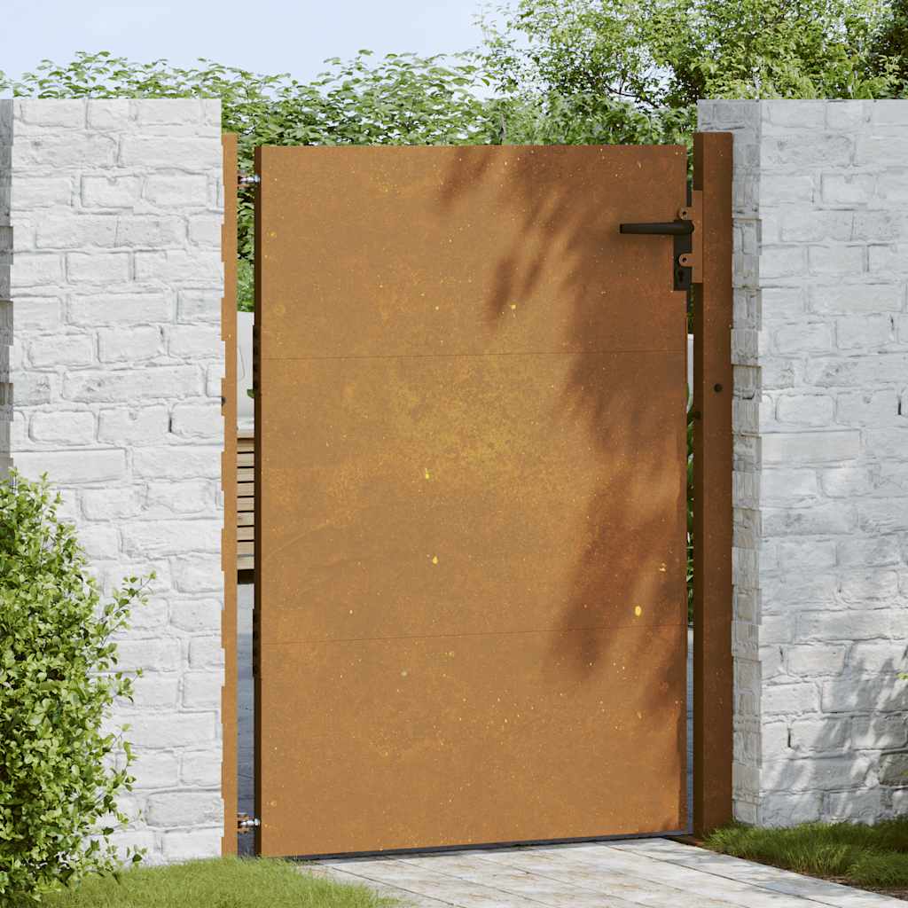 Poort 100x150 cm cortenstaal is nu te koop bij PeponiXL, paradijselijk wonen!