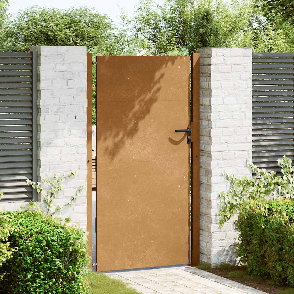 Poort 100x175 cm cortenstaal is nu te koop bij PeponiXL, paradijselijk wonen!