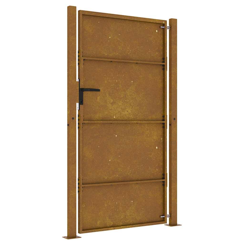 Poort 100x175 cm cortenstaal is nu te koop bij PeponiXL, paradijselijk wonen!