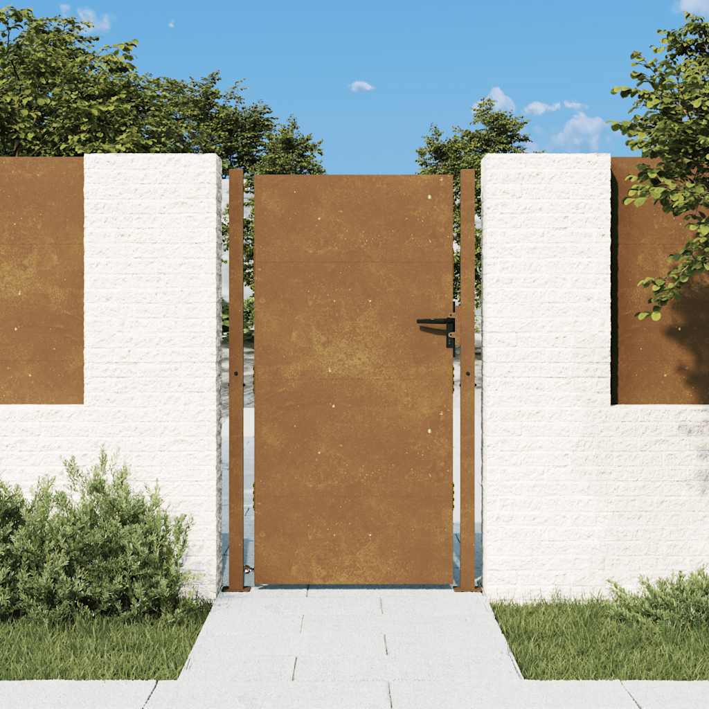 Poort 100x175 cm cortenstaal is nu te koop bij PeponiXL, paradijselijk wonen!