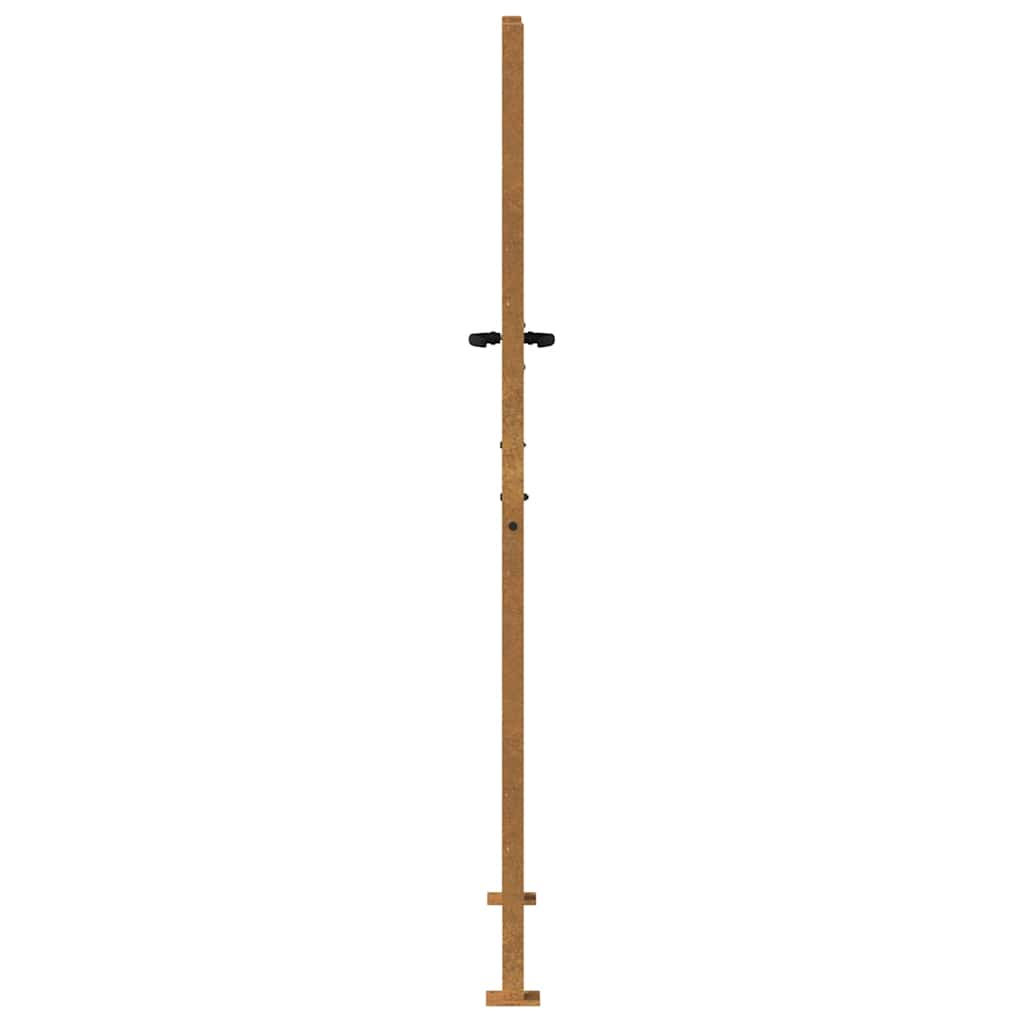 Poort 100x200 cm cortenstaal is nu te koop bij PeponiXL, paradijselijk wonen!