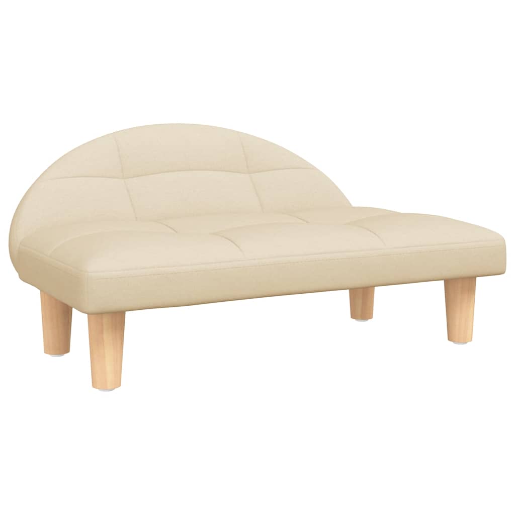 Hondenmand 70x52x30 cm stof crèmekleurig is nu te koop bij PeponiXL, paradijselijk wonen!