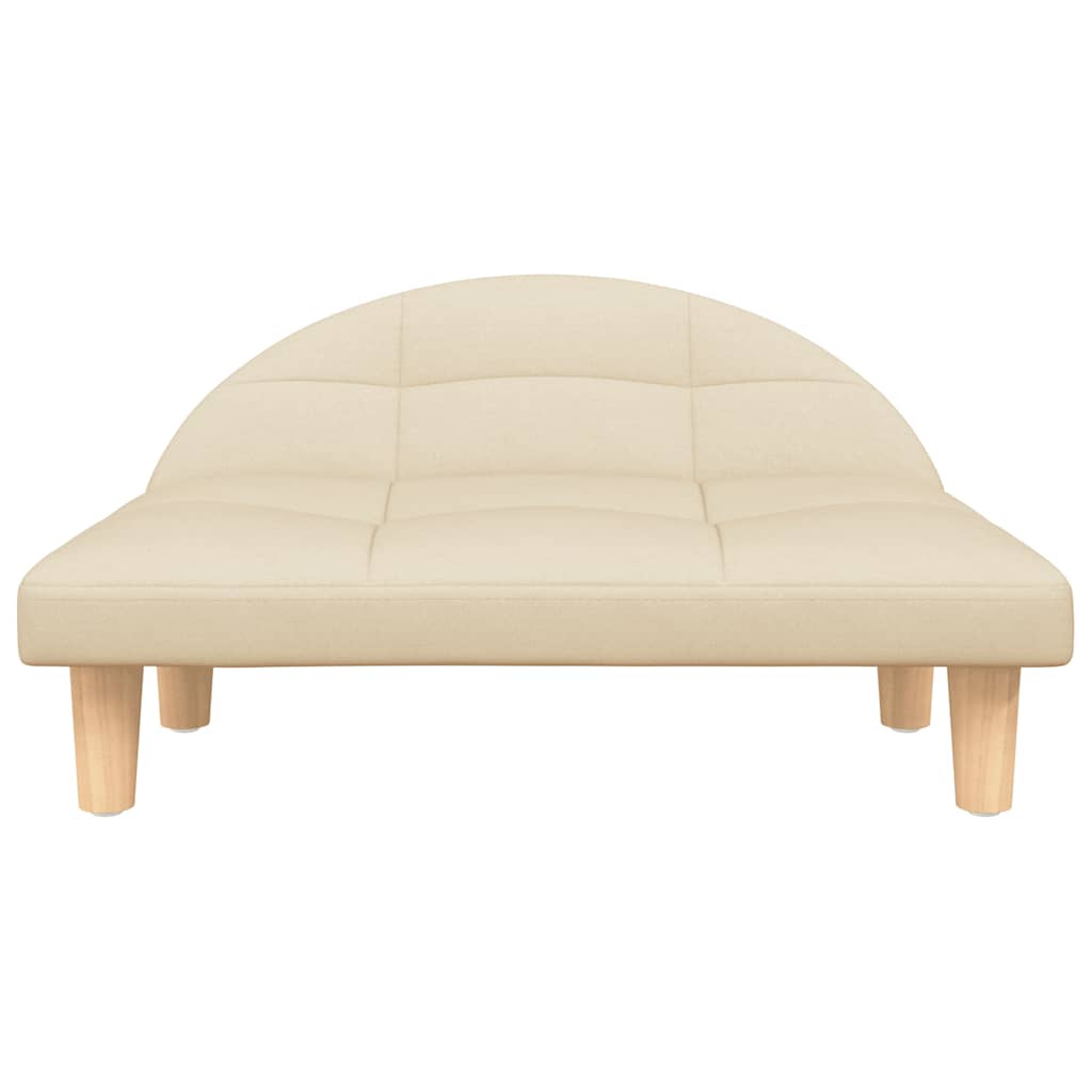 Hondenmand 70x52x30 cm stof crèmekleurig is nu te koop bij PeponiXL, paradijselijk wonen!