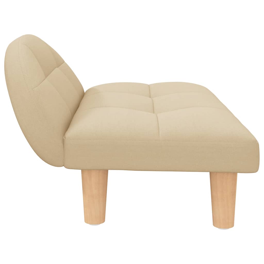 Hondenmand 70x52x30 cm stof crèmekleurig is nu te koop bij PeponiXL, paradijselijk wonen!