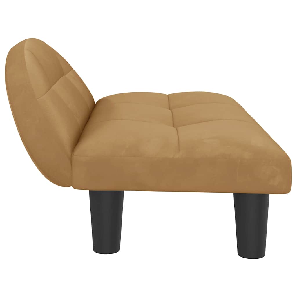 Hondenmand 70x52x30 cm fluweel bruin is nu te koop bij PeponiXL, paradijselijk wonen!