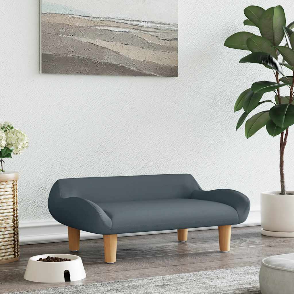 Hondenmand 70x40x24 cm stof donkergrijs is nu te koop bij PeponiXL, paradijselijk wonen!