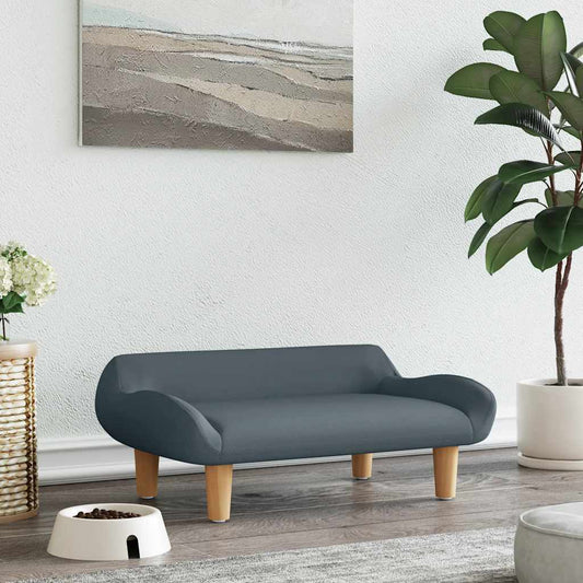 Hondenmand 70x40x24 cm stof donkergrijs is nu te koop bij PeponiXL, paradijselijk wonen!