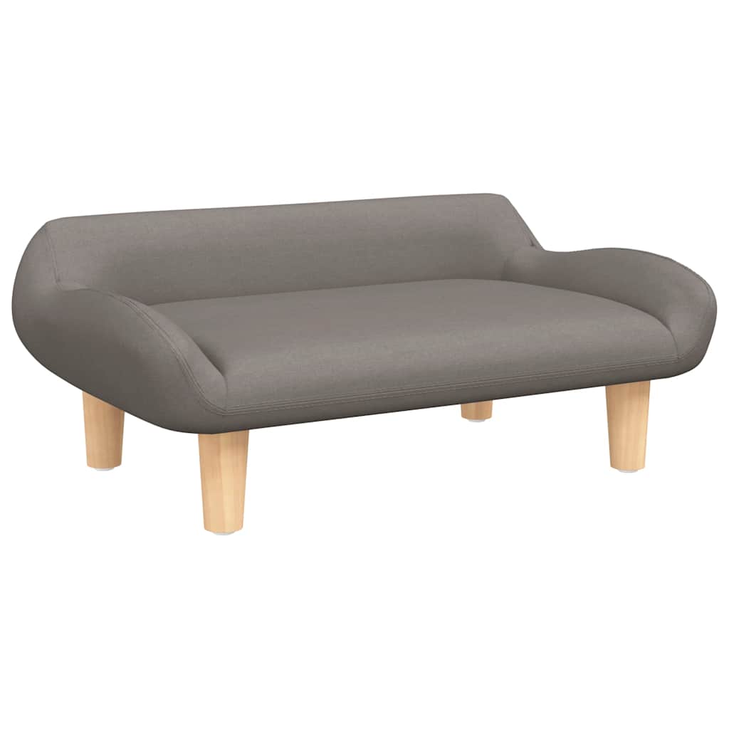 Hondenmand 70x40x24 cm stof taupe is nu te koop bij PeponiXL, paradijselijk wonen!