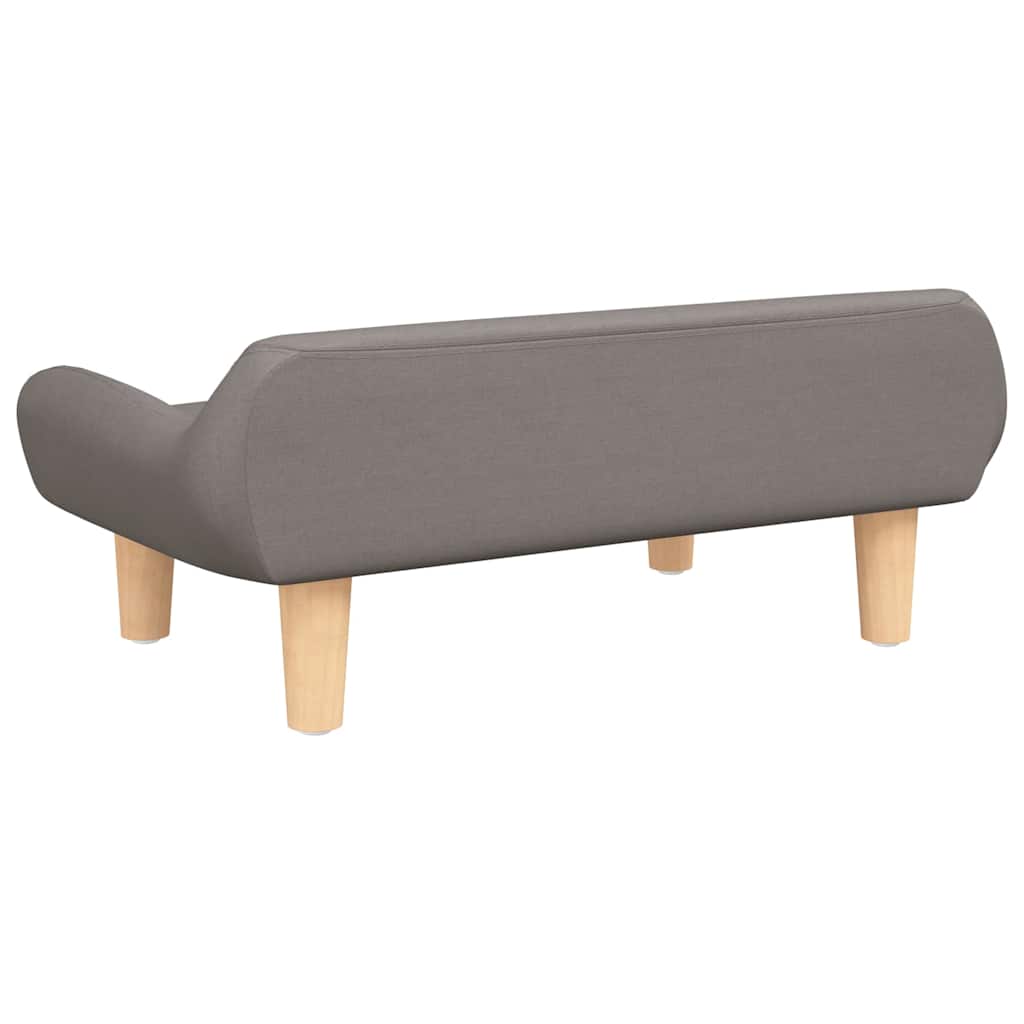Hondenmand 70x40x24 cm stof taupe is nu te koop bij PeponiXL, paradijselijk wonen!