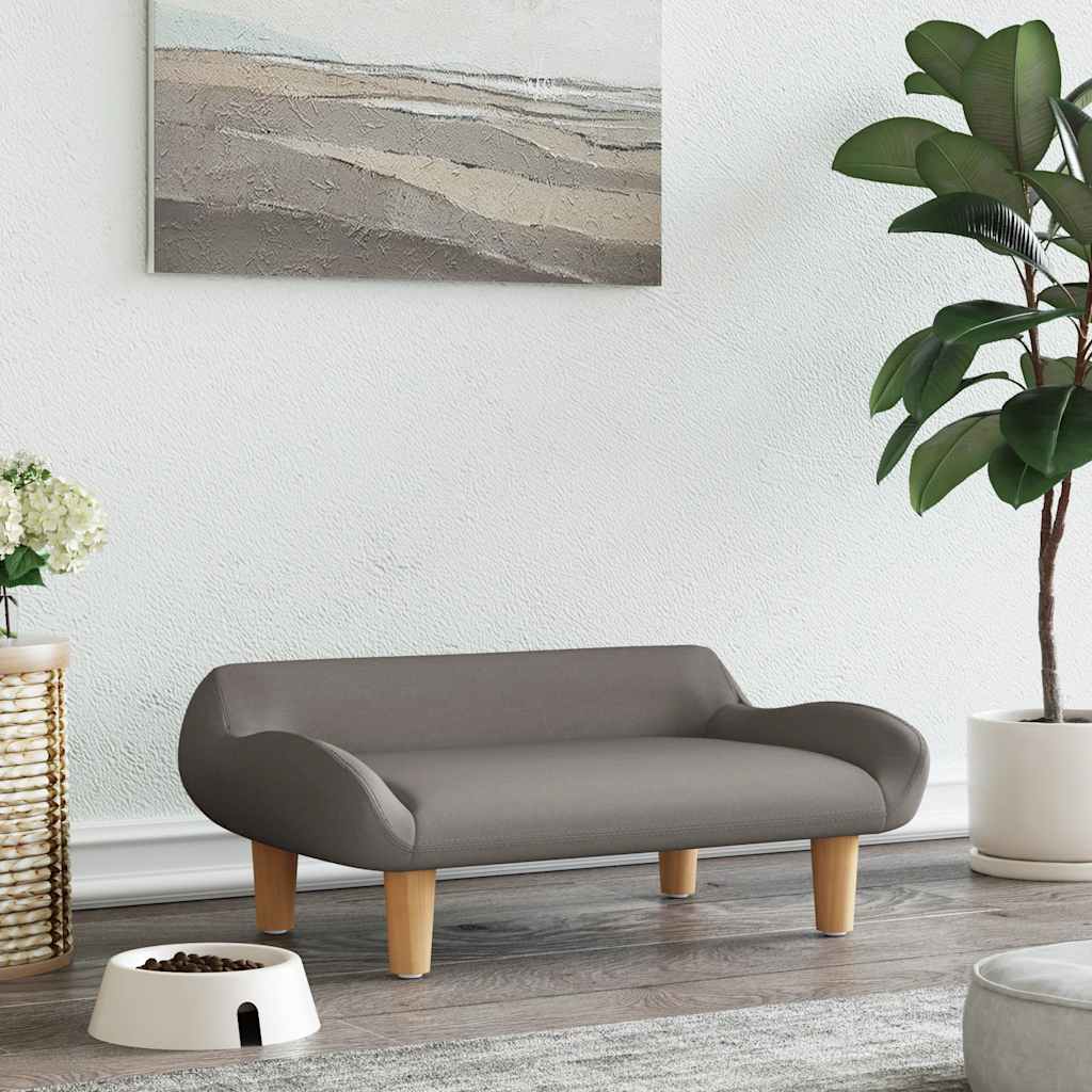Hondenmand 70x40x24 cm stof taupe is nu te koop bij PeponiXL, paradijselijk wonen!
