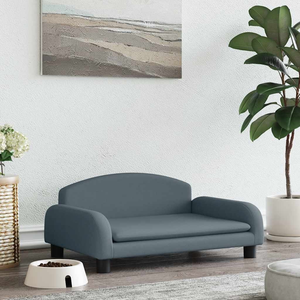 Hondenmand 70x45x30 cm stof donkergrijs is nu te koop bij PeponiXL, paradijselijk wonen!