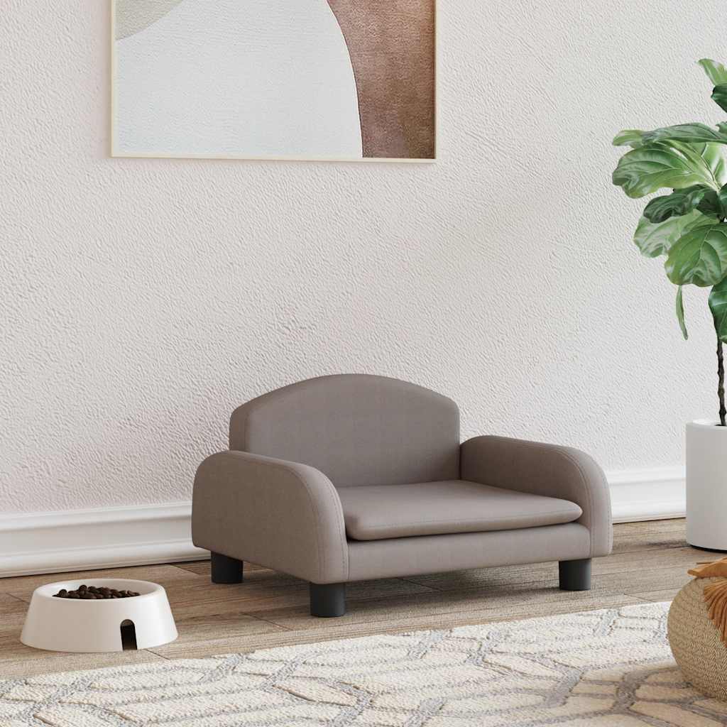 Hondenmand 50x40x30 cm stof taupe is nu te koop bij PeponiXL, paradijselijk wonen!