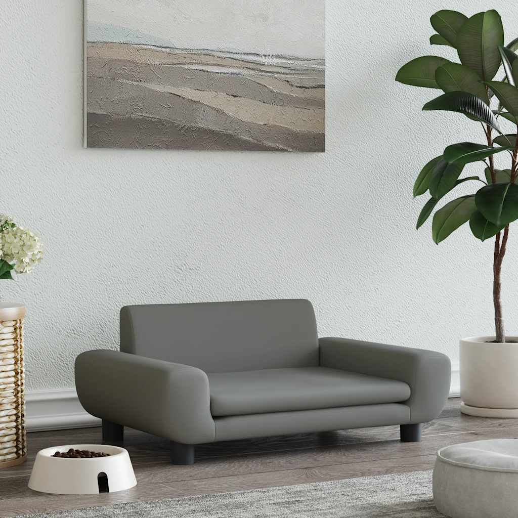 Hondenmand 70x45x33 cm fluweel donkergrijs is nu te koop bij PeponiXL, paradijselijk wonen!