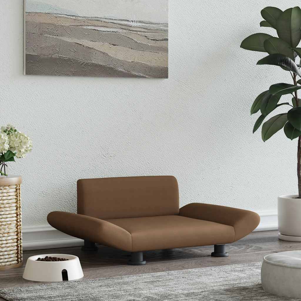 Hondenmand 70x45x28 cm stof bruin is nu te koop bij PeponiXL, paradijselijk wonen!