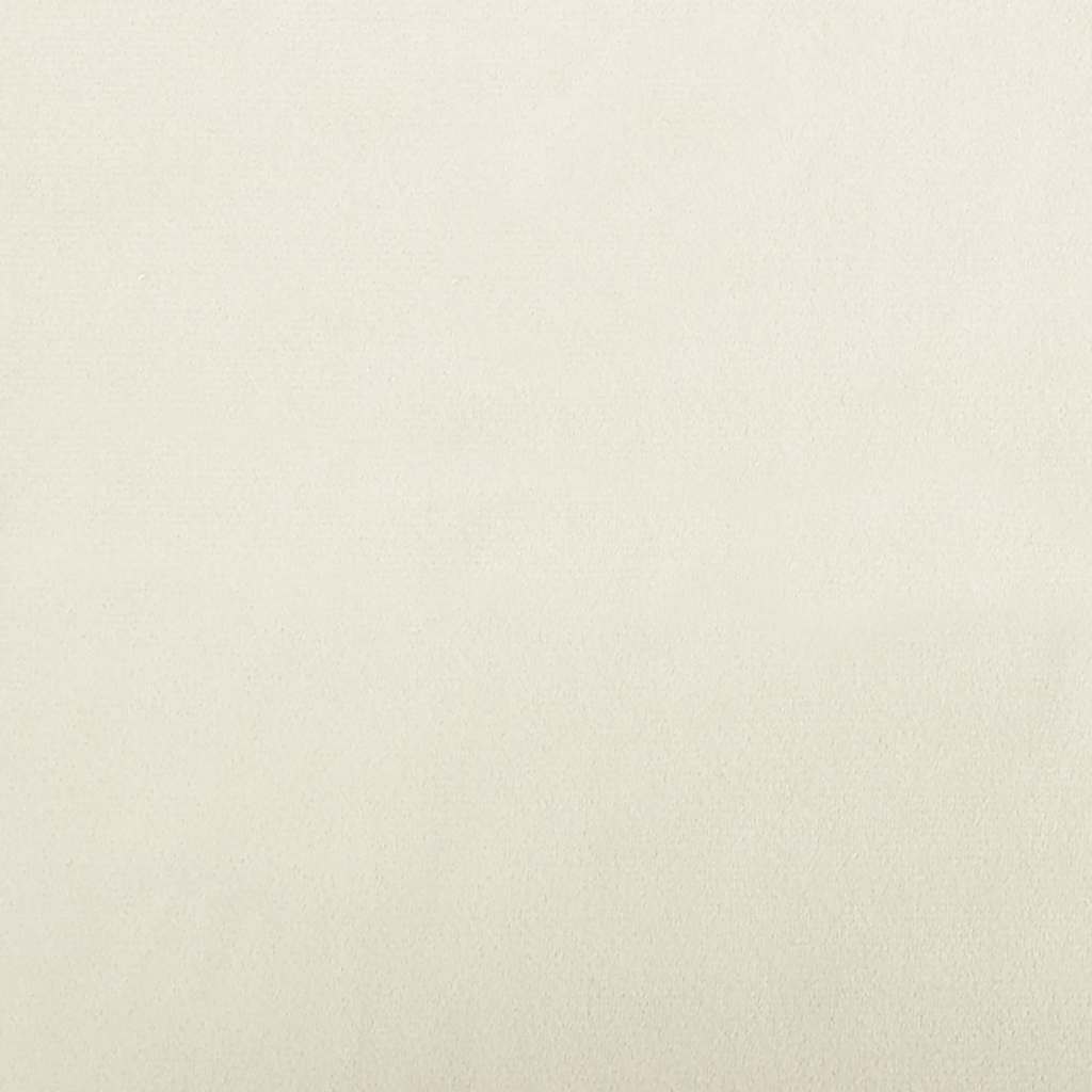 Hondenmand 100x50x21 cm fluweel crèmekleurig is nu te koop bij PeponiXL, paradijselijk wonen!