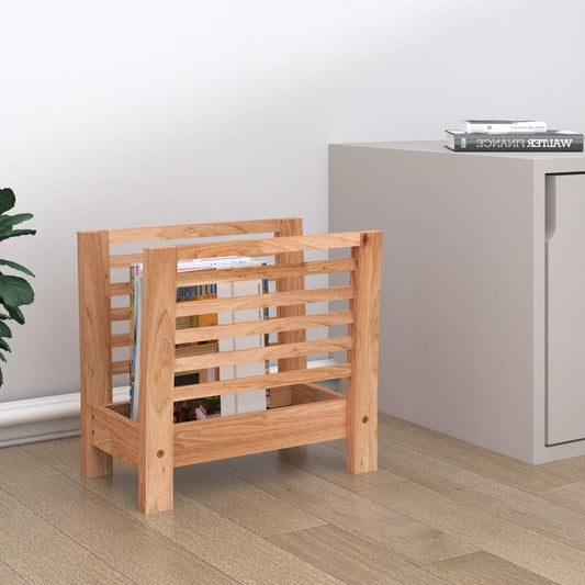 Tijdschriftenrek 40x26,5x38,5 cm massief walnotenhout is nu te koop bij PeponiXL, paradijselijk wonen!