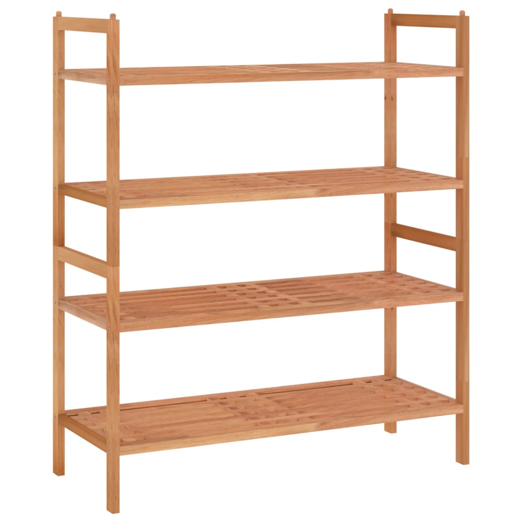 Schoenenrekken 2 st 69x27x41 cm massief walnotenhout is nu te koop bij PeponiXL, paradijselijk wonen!