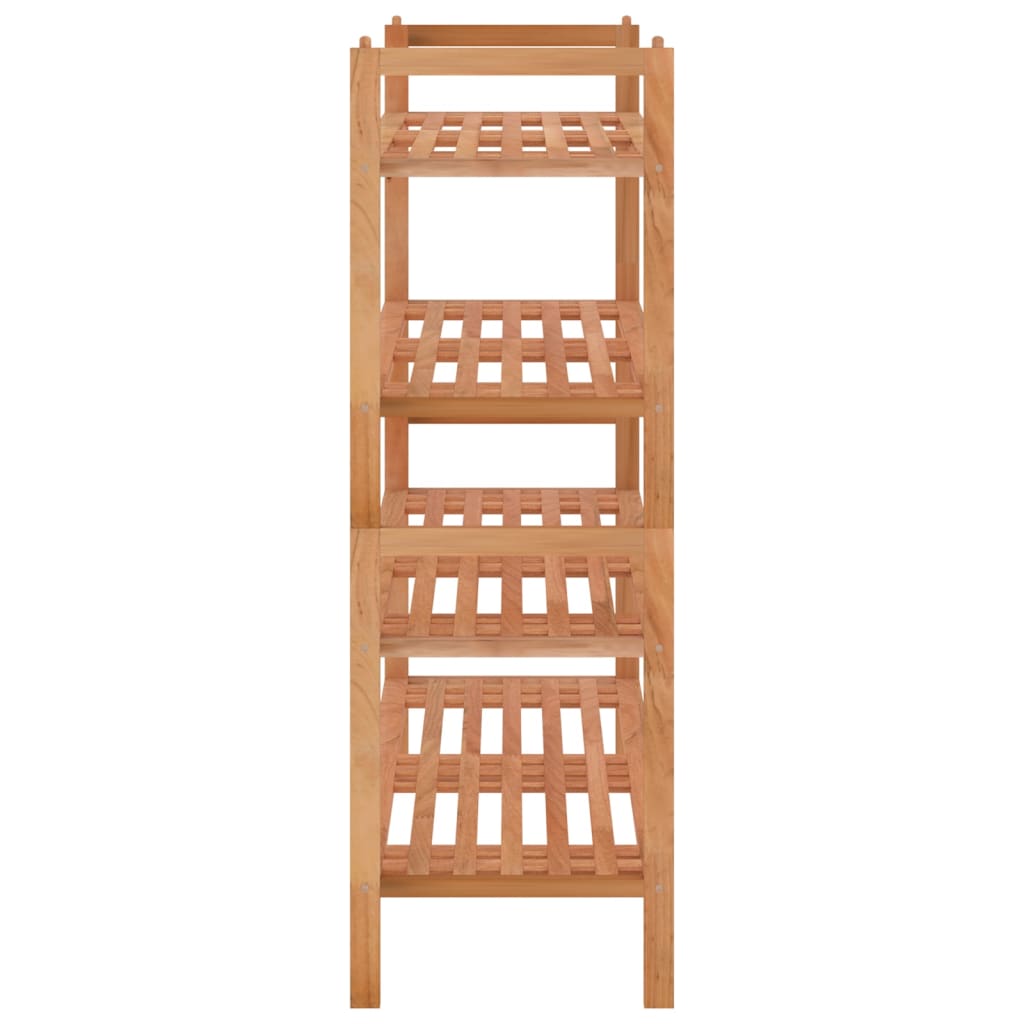 Schoenenrekken 2 st 69x27x41 cm massief walnotenhout is nu te koop bij PeponiXL, paradijselijk wonen!