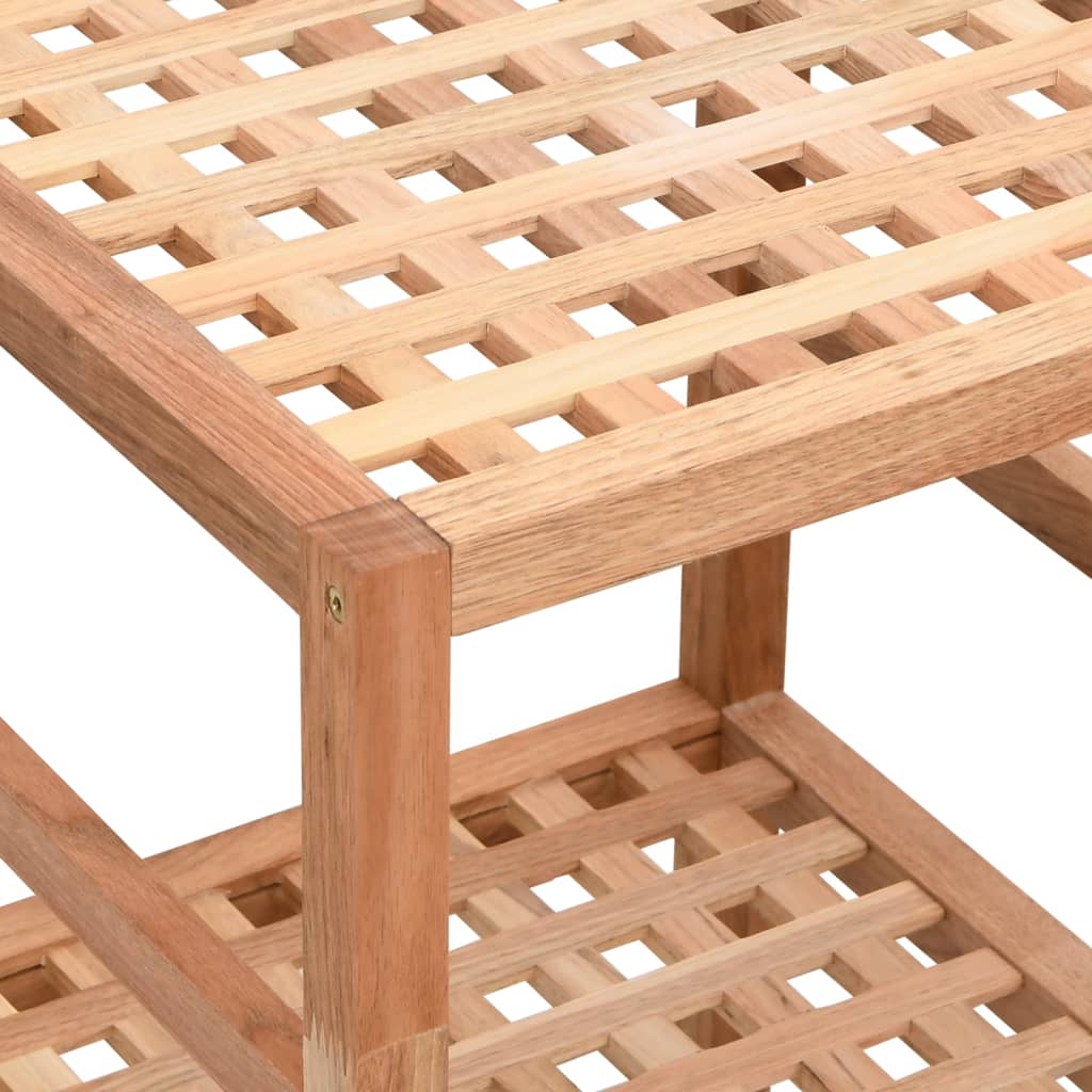 Badkamerrek 35,5x35,5x112,5 cm massief walnotenhout is nu te koop bij PeponiXL, paradijselijk wonen!