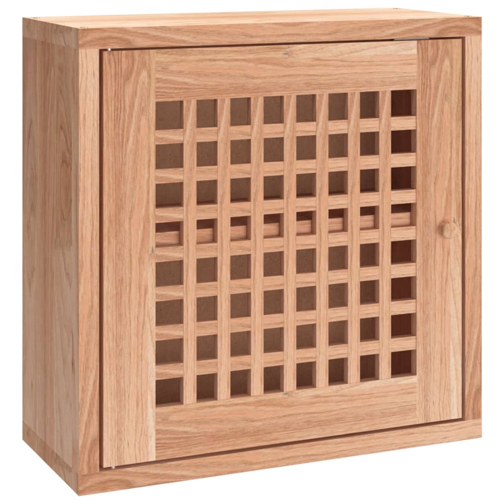 Wandkast 42x18x42 cm massief walnotenhout is nu te koop bij PeponiXL, paradijselijk wonen!