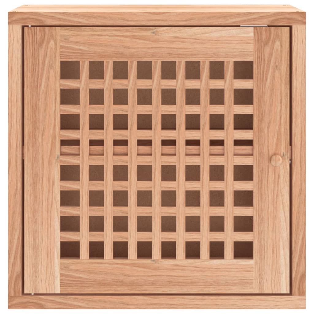 Wandkast 42x18x42 cm massief walnotenhout is nu te koop bij PeponiXL, paradijselijk wonen!