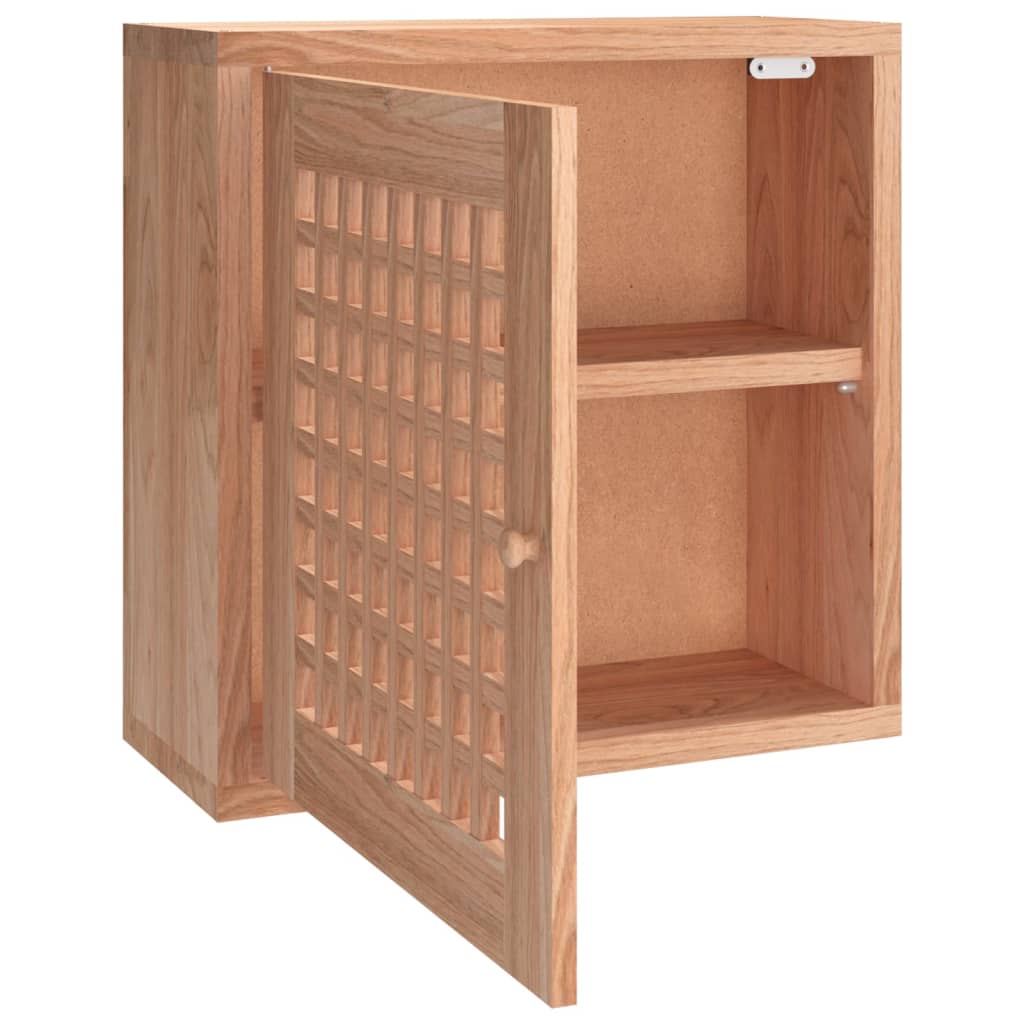 Wandkast 42x18x42 cm massief walnotenhout is nu te koop bij PeponiXL, paradijselijk wonen!