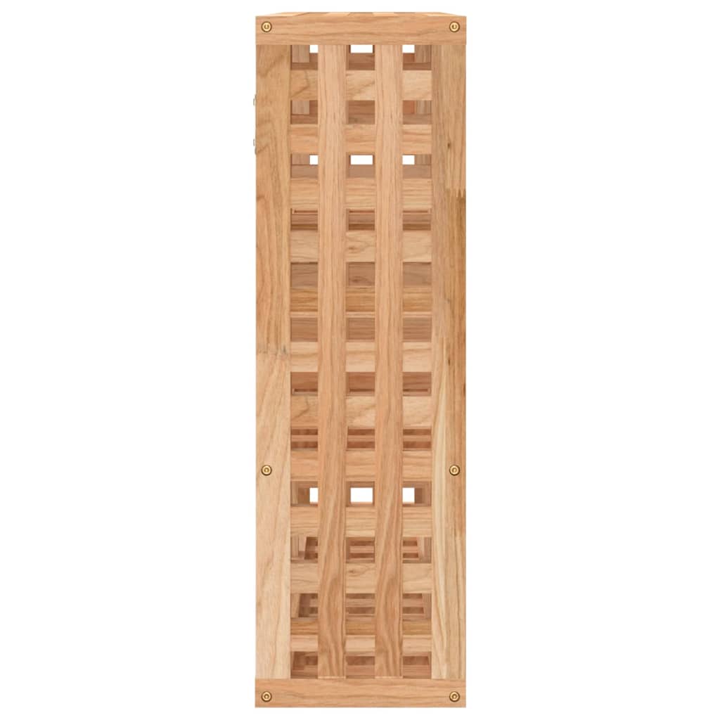 Wandschap 49x15x49 cm massief walnotenhout is nu te koop bij PeponiXL, paradijselijk wonen!