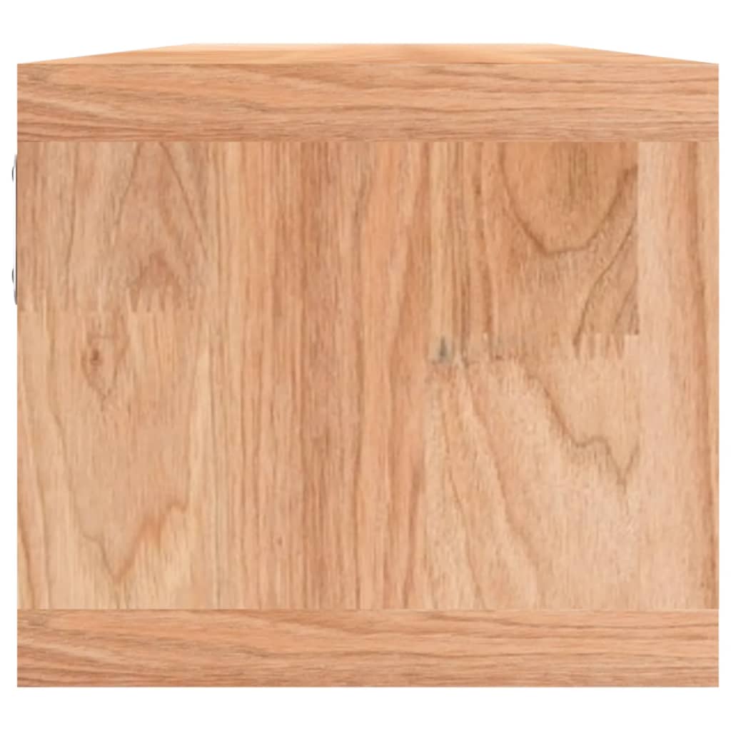 Wandschap met manden 62x18x16 cm massief walnotenhout is nu te koop bij PeponiXL, paradijselijk wonen!