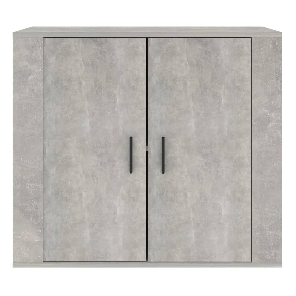 Dressoir 80x33x70 cm bewerkt hout betongrijs is nu te koop bij PeponiXL, paradijselijk wonen!