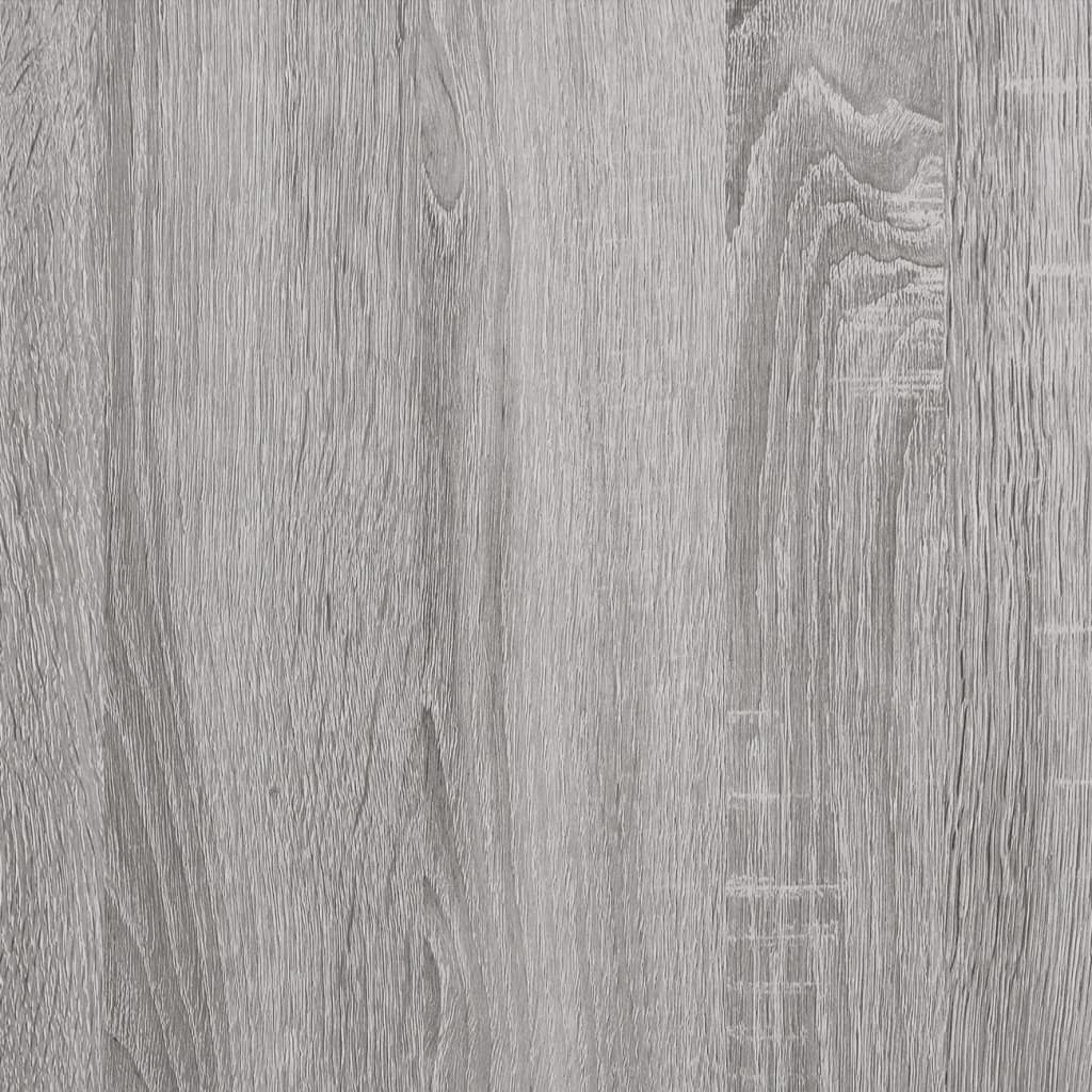 Dressoir 80x33x70 cm bewerkt hout grijs sonoma eikenkleurig is nu te koop bij PeponiXL, paradijselijk wonen!