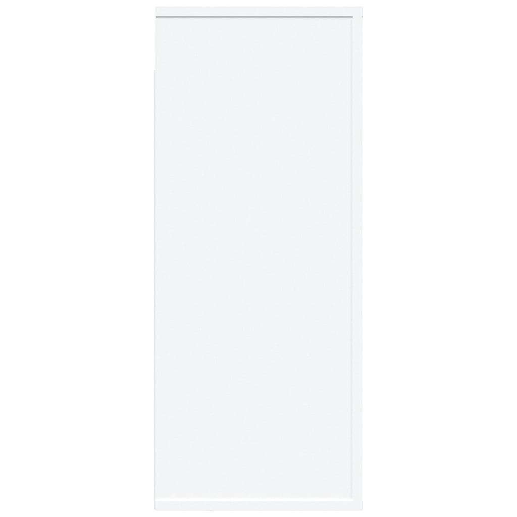 Wandkast 80x33x80 cm bewerkt hout wit is nu te koop bij PeponiXL, paradijselijk wonen!